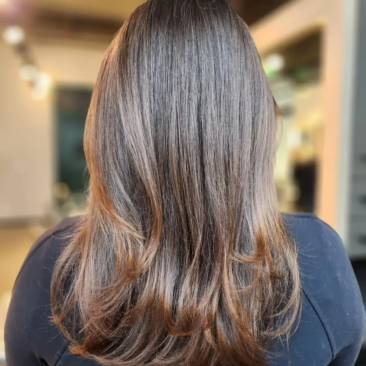 Glassy brunette